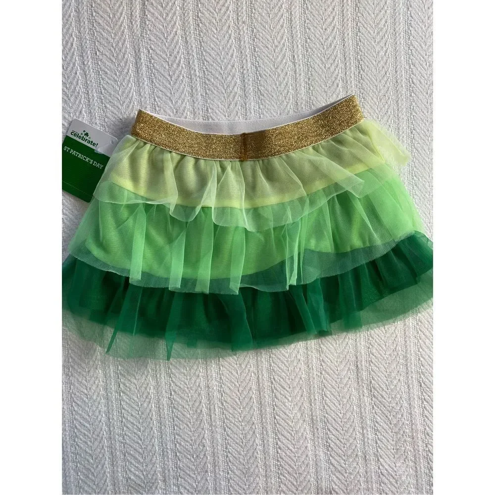 CELEBRATE GIRLS 18M ST. PATRICK’S “BELIEVE IN LEPREICORNS” 2 PIECE SET